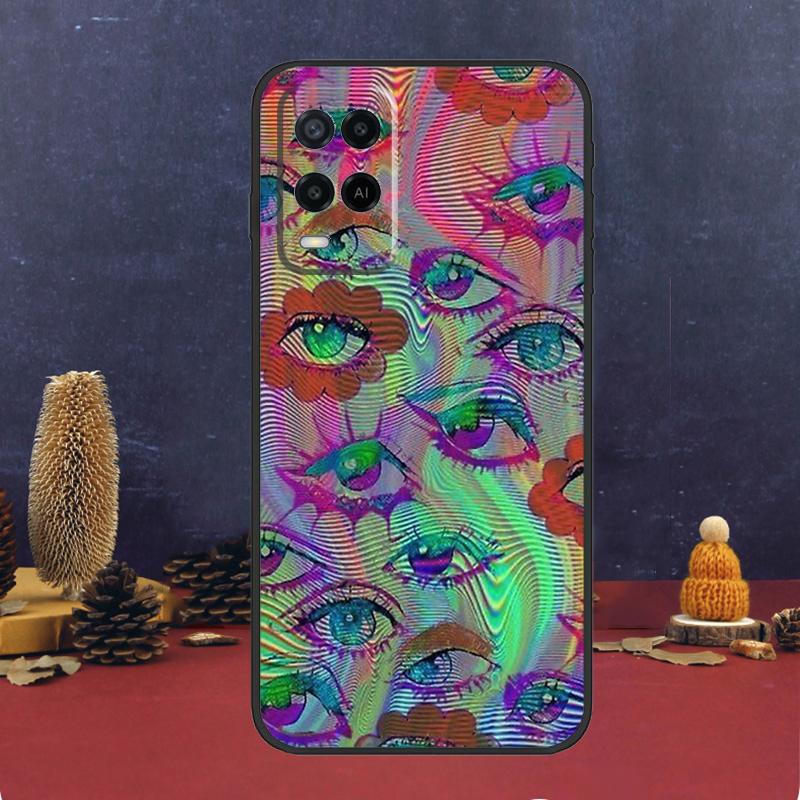 Чехол-иллюстрация для глаз для Oppo A94 A74 A54 A15 A17 A57 A6 A5 Pro A16 A76 A96 A40 A60 A80 A18 A38 A58 A78 A98