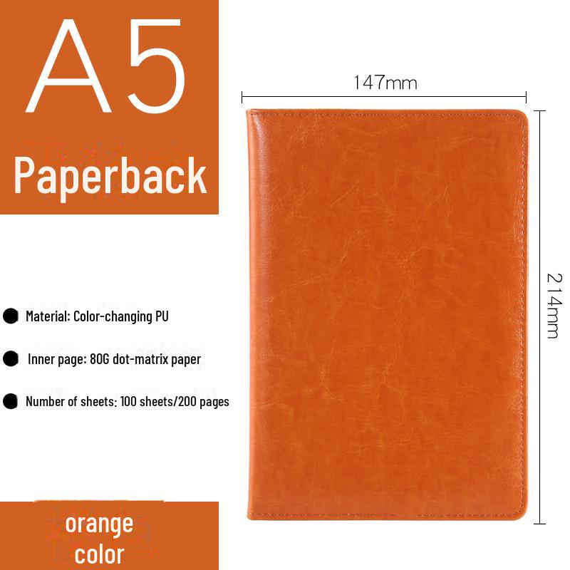 Подарочный набор из кожаных блокнотов премиум-класса с индивидуальным логотипом, форматы A5/B5, толстый блокнот для конференций