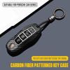 Porsche Carbon Fiber Key Cover for Panamera, Cayenne, Macan, 718, Taycan