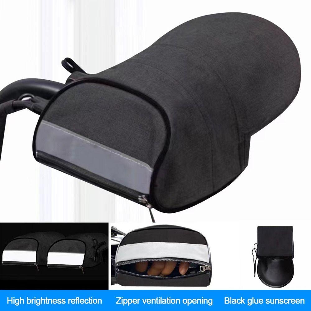 Breathable Motorcycle Handlebar Gloves Rainproof Handles Protector Modification Parts Decor