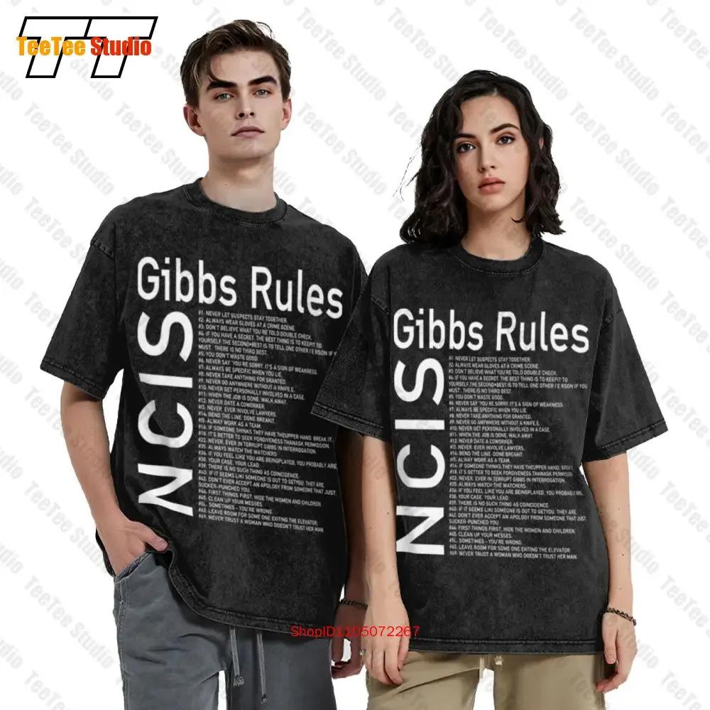 Ncis Gibbs Rules Oversized Men'S Cotton T-Shirt YZMW