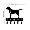 1pc Labrador Retriever Dog Key Hooks & Keychain Holder - 9 Inch/6 Inch Metal Wall Art Hook for Wall Iron Crafts