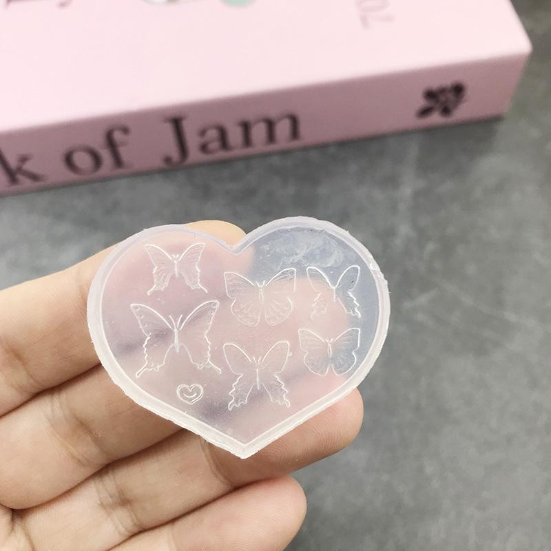 Прозрачный силиконовый молд для нейл-арта Изысканный ручной работы Бабочка Бант Цветок 3D Аксессуар для нейл-арта DIY Креативный молд для нейл-арта Подарок