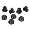 4pcs RC Wheel Hex Coupler Kit Professional Aluminum Alloy Wheel Hex Hubs Adapter for ARRMA 1 8 RC Car Black
