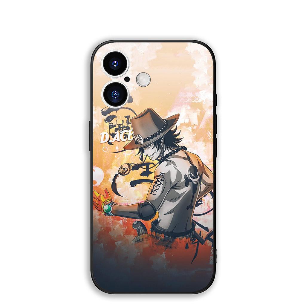 Cover for Samsung Galaxy S25 S24 S23 Fe Ultra Plus S7 Edge A05 A06 A16 A15 A35 Phone Case Portgas D Ace One Pieces Luffy