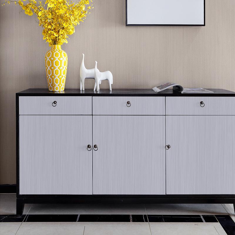 Самоклеящаяся наклейка из матового серебра для реновации и украшения бытовой техники