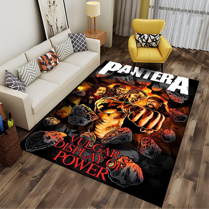 Pantera Rock Band Album Art suitable as a non-slip mat for the living room or bedroom sofa