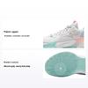 Li Ning Детские Wind Shadow 2.0 Тканевые Модные Простые Удобные Низкие Баскетбольные Кроссовки Мужские баскетбольные кроссовки Бело-синие YKBU072-8