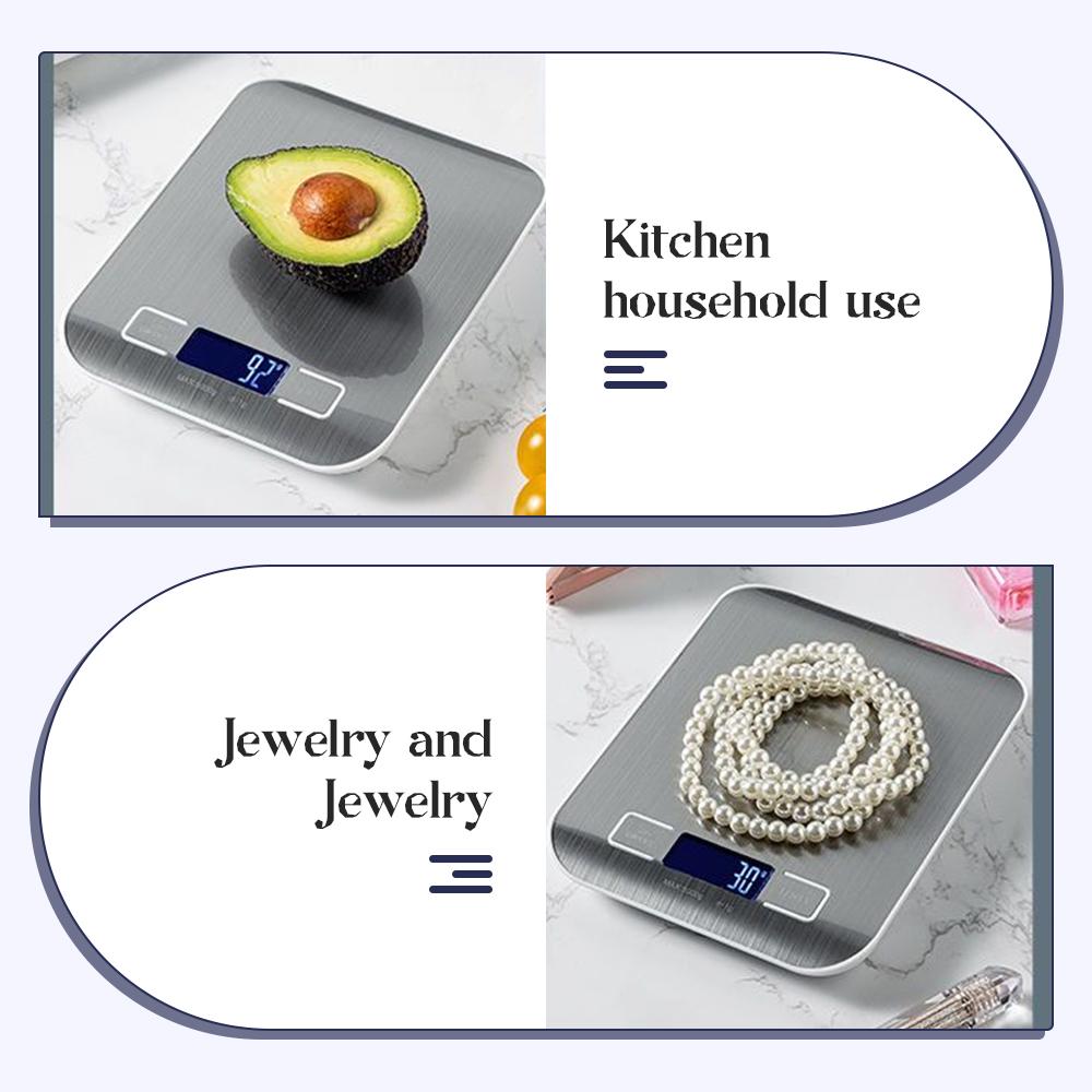 Бытовые кухонные высокоточные электронные кондитерские весы для выпечки Маленькие кухонные весы для выпечки 10 кг 5 кг Точное взвешивание