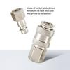 3-in-1 Quick Release Pneumatic Connector Rapidities for Air Hose Fittings Coupling Compressor Accessories European Standard