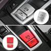 For BMW 5 6 7 Series 5GT X3 X4 X5 X6 2pc Aluminium Alloy Electrical Parking Brake EPB Decorate Cover Trim