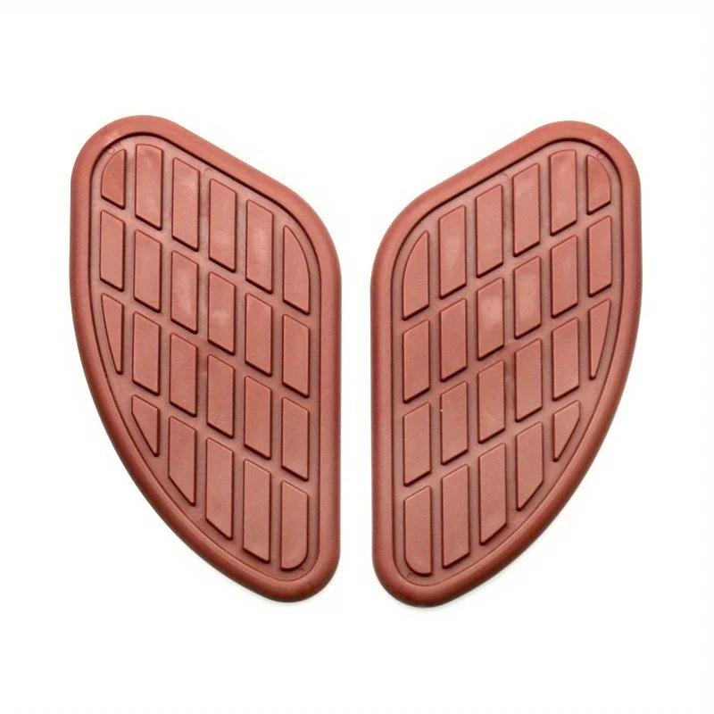 2 шт./упак. ретро мотоцикл кафе гонщик газовый топливный бак резиновая наклейка протектор коленный бак накладка на ручку наклейка для Honda Yamaha Harley