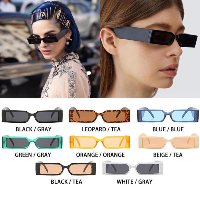 UV400 Хип-хоп унисекс очки солнцезащитные очки модные оттенки винтажные для мужчин и женщин прямоугольная оправа очки очки ручной работы