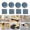 Pack of 16 Furniture Sliders for Heavy Item Self Adhesive Glides Carpet Chair Protectors Square & Round Furniture Pads
