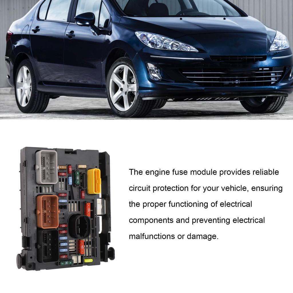 Коробка двигателя 9809742880 Замена модуля двигателя для 307 308 408 Коробка двигателя Блок коробки двигателя