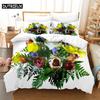 Тюльпаны Комплект пододеяльника Двуспальный 200x200см 3D Цветочный Пододеяльник 220x240 Кинг Постельное белье Полуторный Размер 3шт 2шт Односпальный 140x210