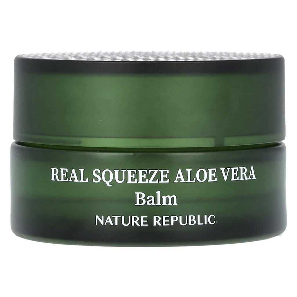 Nature Republic Real Squeeze Aloe Vera Balm, 0.88 Oz (25 G)