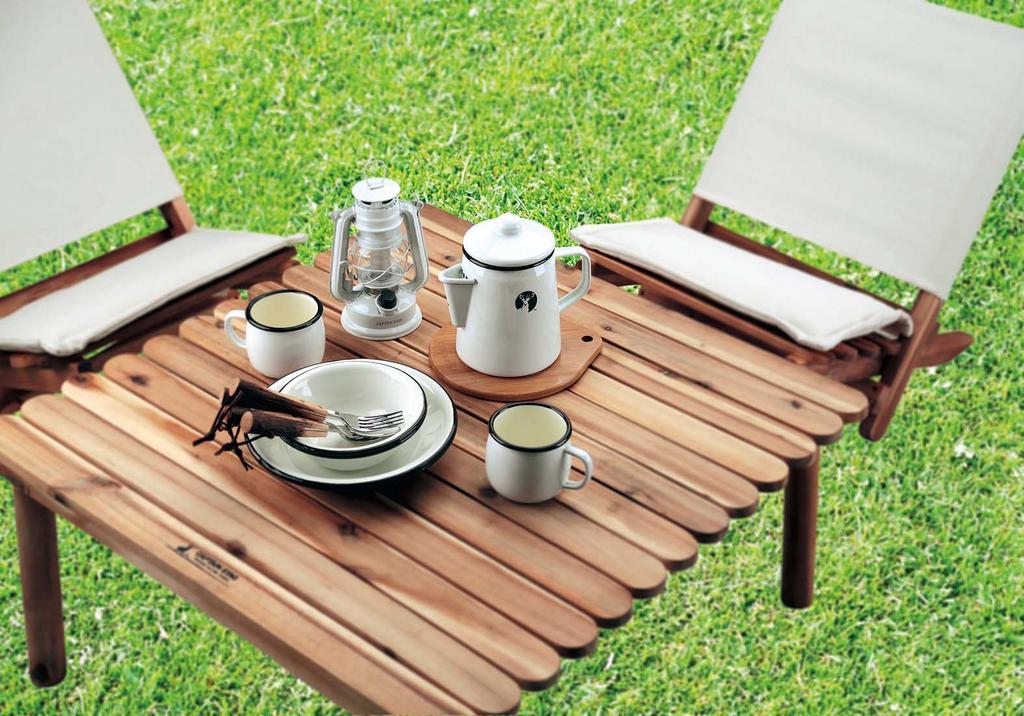 Эмалированный белый чайник Captain Stag UH-523,