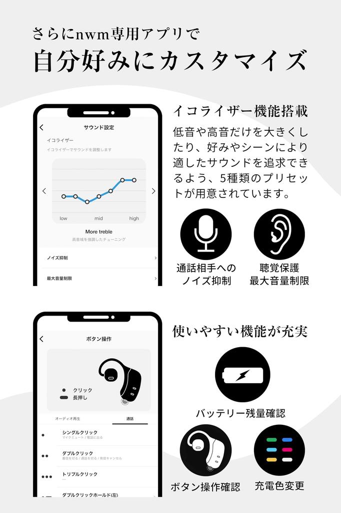 Nwm wireless не блокирует полностью беспроводной nwm MBE001 NTT sonority Оснащен PSZ Bluetooth aptX air внешний звуковой эквалайзер приложение микрофон