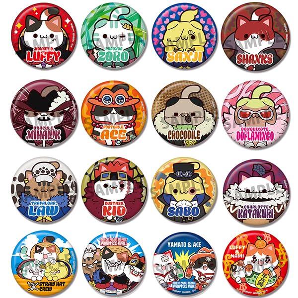 MEGA CAT PROJECT One Piece Коллекция значков Nyampis 60 мм ПВХ Нян! (коробка) Прибл.