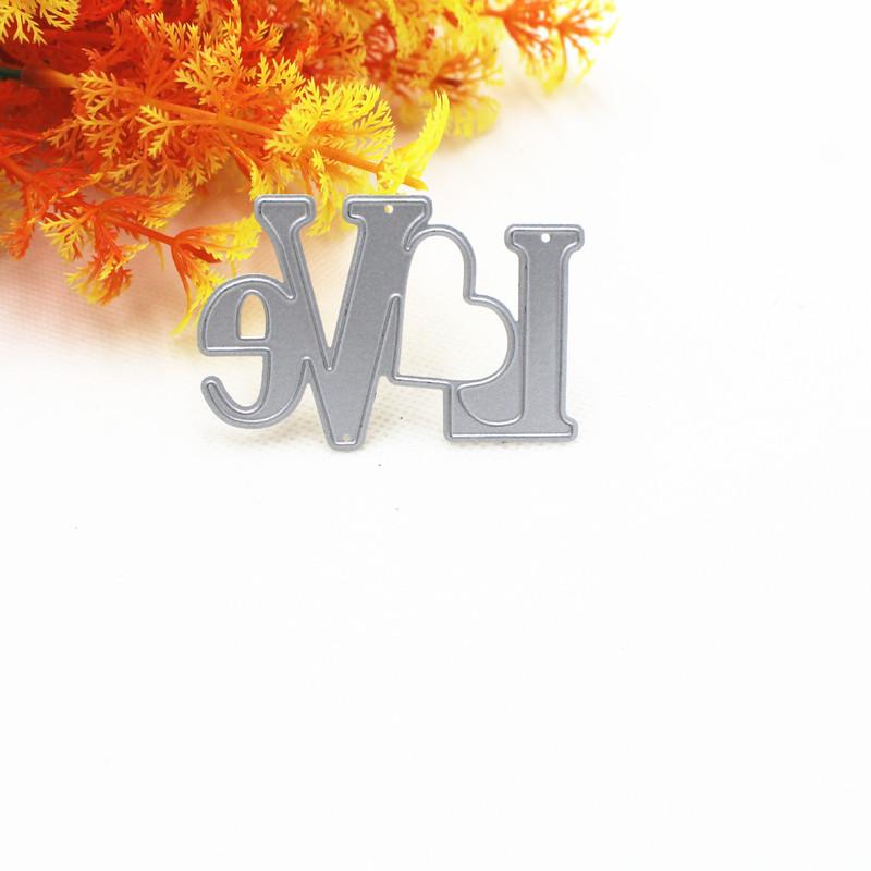 LOVE Металлический тисненный штамп для резки DIY Puzzle Углеродистая сталь для резки