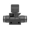 PA6 Series Pneumatic Throttle Valve with Blue/Black/White Cap - Adjustable Flow Limiting Valve