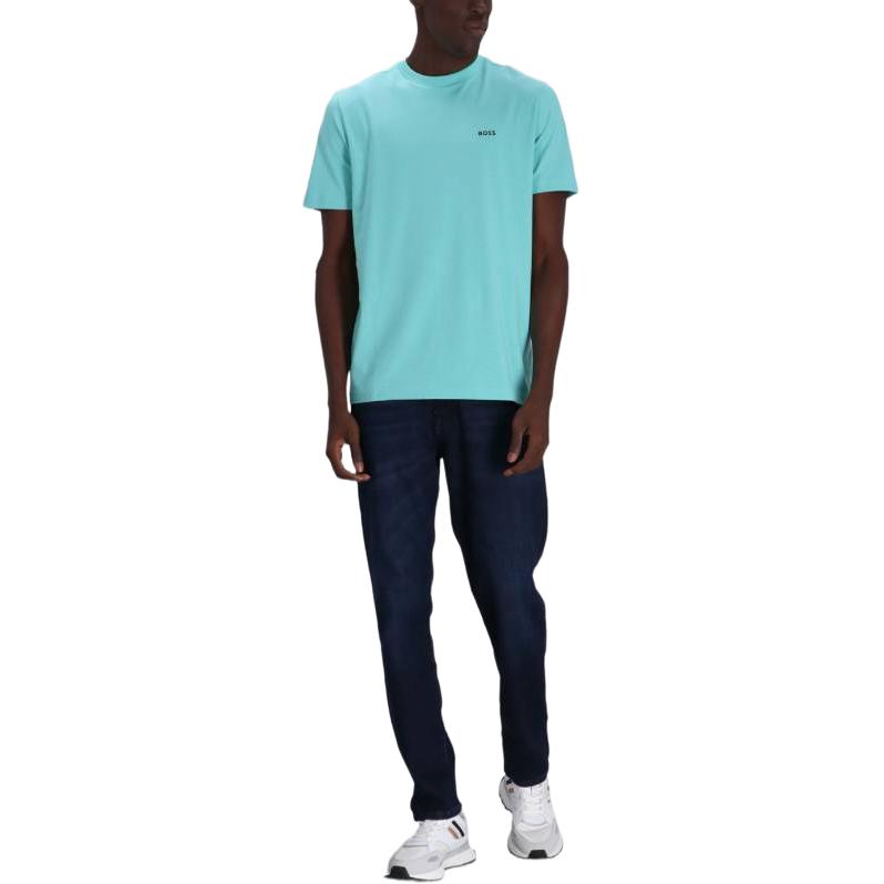 HUGO BOSS T-Shirts Men's Green Crew Neck 50506373-255