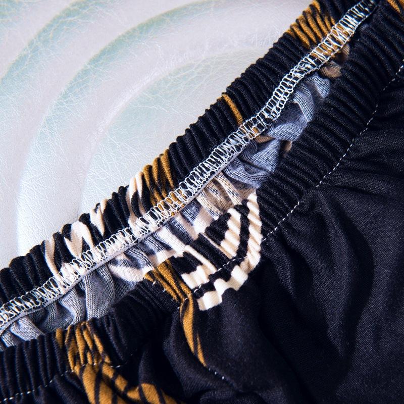 1 Bar Stool Cover Round Stool Cover with Elastic Bands Bar Stool Seat Cover Slipcover Washable Stool Cushion Cover Feature Stretch Fabric Dia D30-34cm