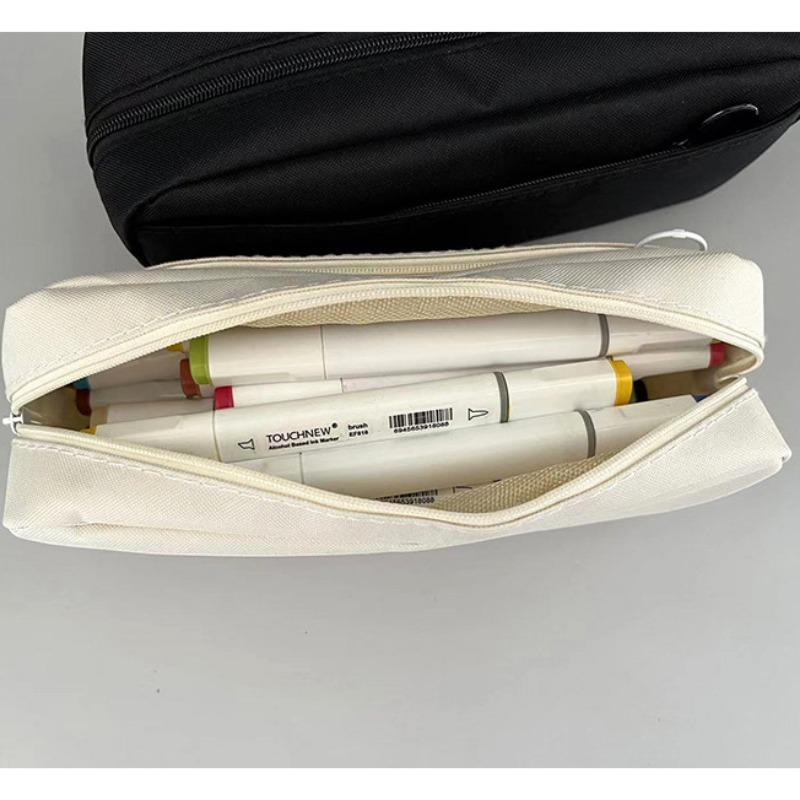 Сумка-карандаш на молнии, пенал большой емкости, пенал, школьные принадлежности, пенал, канцелярские принадлежности, офис, учеба, портативная сумка для хранения