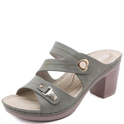 Модные женские тапочки сандалии 2024 летние туфли на каблуках 8 см женские тапочки летние сандалии модная обувь