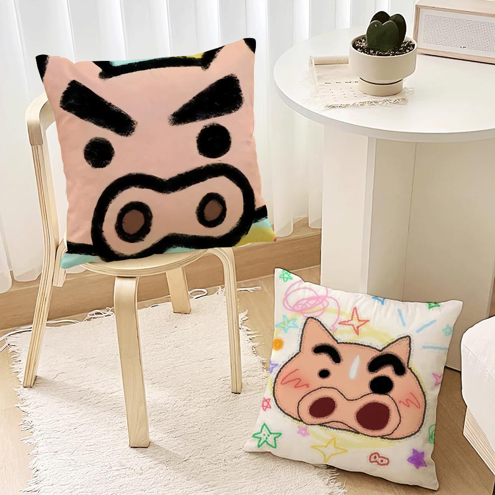 Cartoon B-Buriburizaemon Cute Pig cushion cover For Bedroom Car Coffee Shop Room Soft Living Room Sofa Decorative Pillow Case
