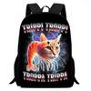Hot selling children's backpack, tung tung sahur&tralala cartoon elementary school backpack, backpacks