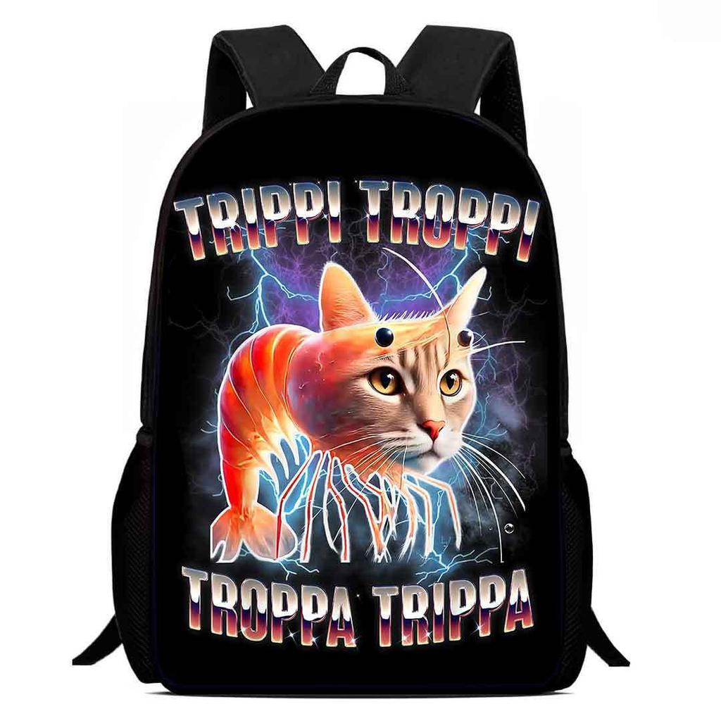 Hot selling children's backpack, tung tung sahur&tralala cartoon elementary school backpack, backpacks