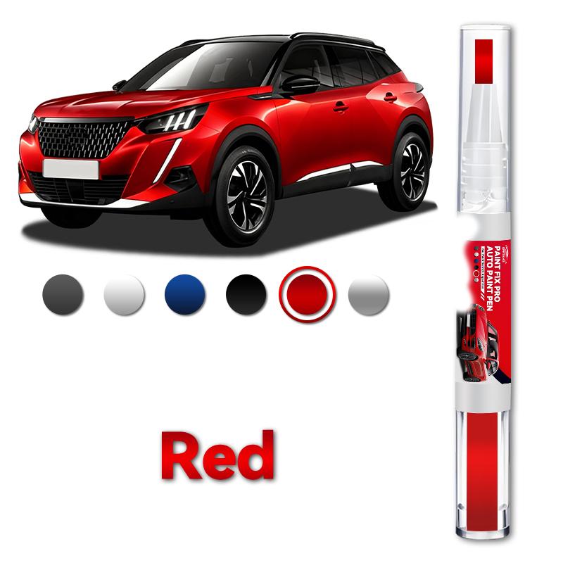 Подкрашивающий маркер для автомобильной краски Для Peugeot 2008 2013-2025 P21 P54 Восстановление царапин на краске автомобиля Ремонт кузова Аксессуары Черная аэрозольная краска Подкрашивающая краска2
