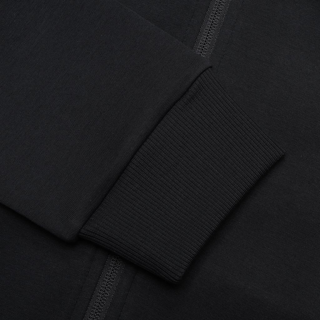 Fila Однотонная утолщенная куртка на молнии со стойкой Мужские куртки Черный F51M417505A-BK