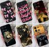 For Itel A04 A05s A16 A18 A23 A25 A26 A17 A33 A56 Phone Case Pretty Bow Pattern Fashion Shell Matte Silicone Anti Drop Protective Covers For Itel Capa