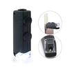 60x-100x LED Lighted Pocket Microscope Handheld Pocket Microscope Battery Powered Science Microscope