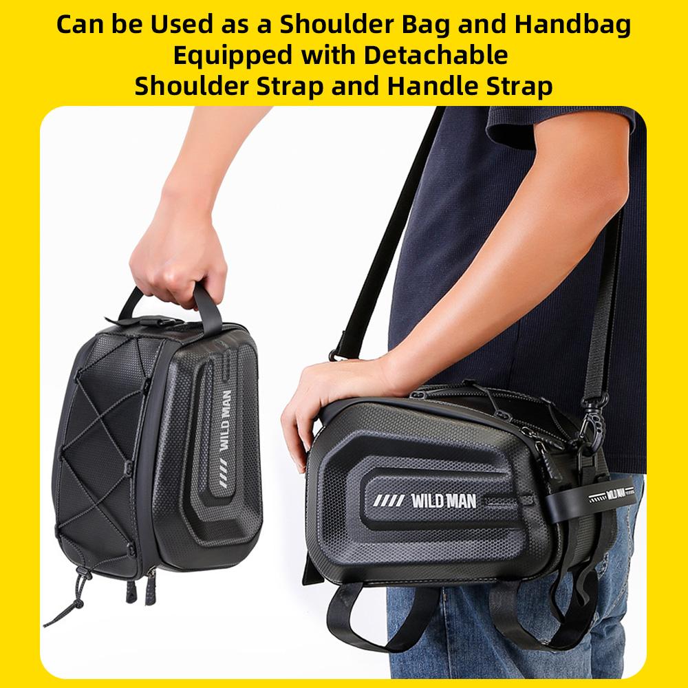 Bicycle Bag Multipurpose Design Mountain Bike Bag Ebike Battery Bag Rear Rack Storage Bike Trunk Bag for Bicycles