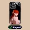HSR Himeko Стеклянный чехол MagSafe для мобильного телефона iPhone 17 16 15 14 13 12 11 Air Pro Max Plus Mini Цветная крышка