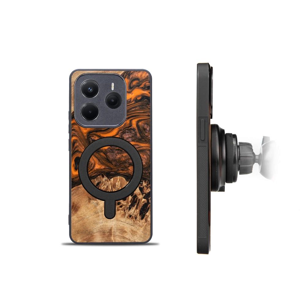 Bewood Unique case for Xiaomi Redmi Note 14 5G - Orange with MagSafe
