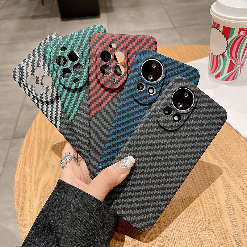 Защитный чехол с текстурой матового волокна для Huawei Nova15 Ultra и Mate80Pro