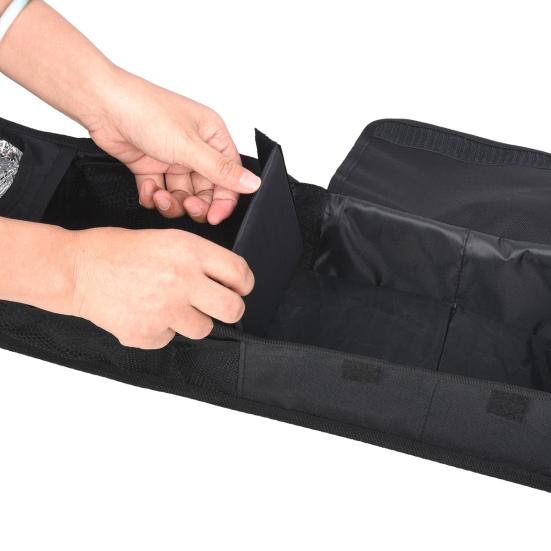 Передняя внутренняя корзина для гольф-кара Складная передняя корзина для хранения вещей для гольф-кара с изолированными подстаканниками Органайзер для приборной панели без сверления