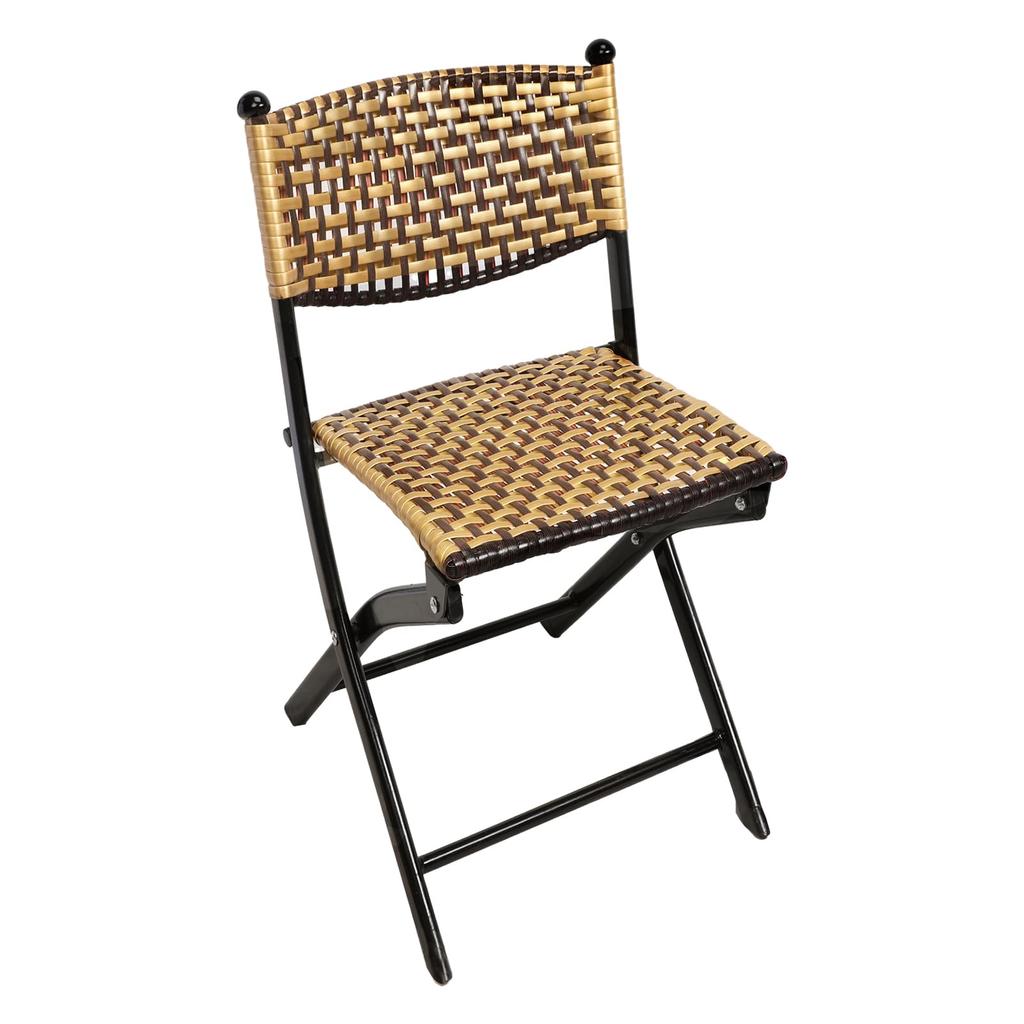 YOGOTO Folding Rattan Handcrafted Rattan Water With Rattan Rattan Style Garden Easy To Good Balcony Dining Dining Garden Indoor and Outdoor 1 Piece