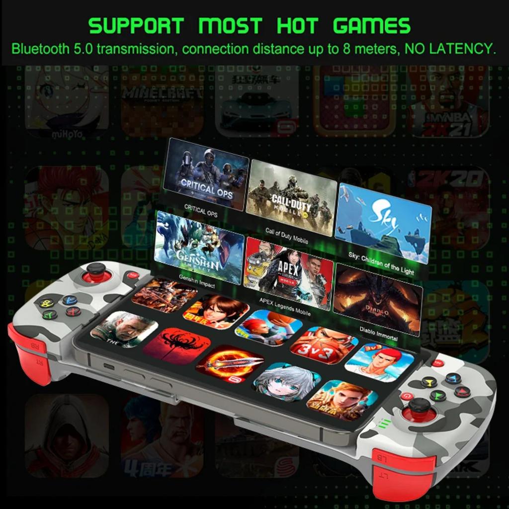Контроллер для IPhone, Android, Прямая игра, Низкая задержка, Игровой джойстик-контроллер для телефона для Galaxy S23 S22 S21 20 Ultra, IPh