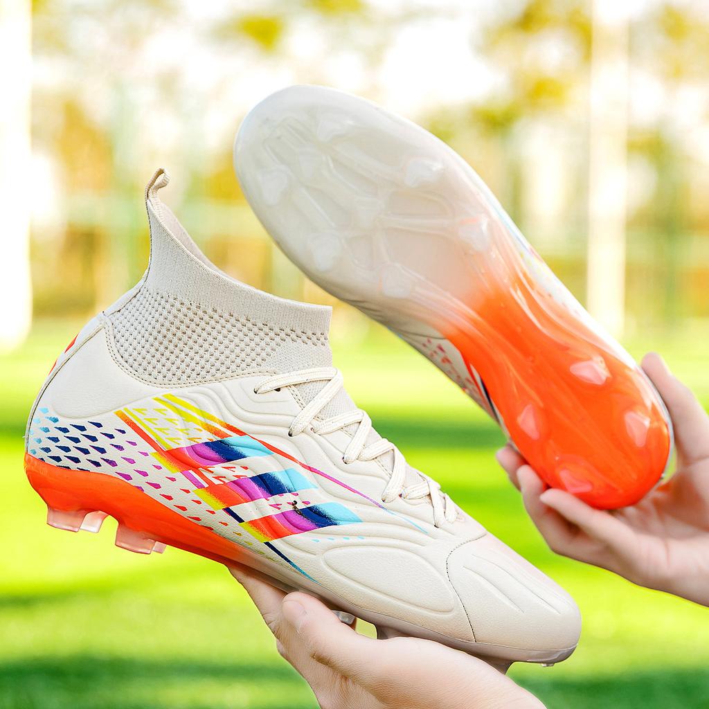 Новые высокие спортивные футбольные бутсы с длинными ногтями футбольные бутсы TF сломанные ногти специальные тренировочные футбольные мужские модели