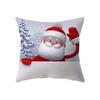 С Рождеством милый снеговик с принтом наволочка для дома, гостиной, украшения дивана, полиэстеровая подушка, наволочка