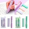 Ластики в виде ручки, выдвижные механические ластики со сменными стержнями, школьные канцелярские принадлежности, мультяшный толкаемый ластик