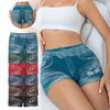 Imitation Denim Shorts for Women High Waisted Skinny Fake Jean Shorts Stretch Boyshort Panties Ladies Boxer Briefs