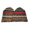 Winter Warm Hat Super Soft Wear Resistant Windproof Neck Cover Protector Ethnic Print Dual-use Women Hat Scarf