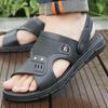 2024 Мужские повседневные нескользящие дышащие сандалии для отдыха на открытом воздухе: Износостойкие пляжные и автомобильные тапочки